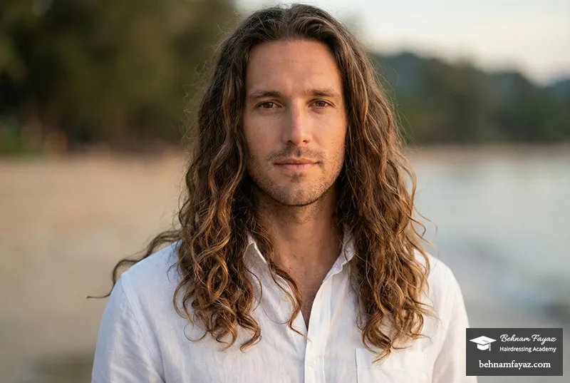 موهای بلند و موج‌دار (Long Wavy Hair) - آکادمی بهنام فیاض