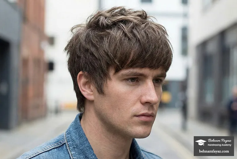 مدل چتری بافت‌دار (Textured Fringe) - آکادمی بهنام فیاض