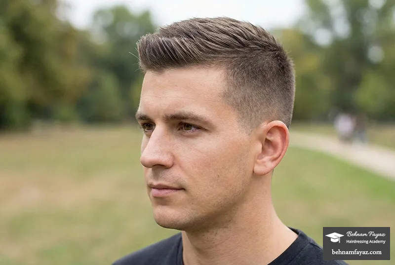 مدل کرو کات (Crew Cut) - آکادمی بهنام فیاض