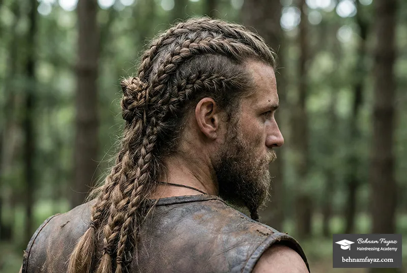 مدل بافت مردانه (Man Braid) - آکادمی بهنام فیاض