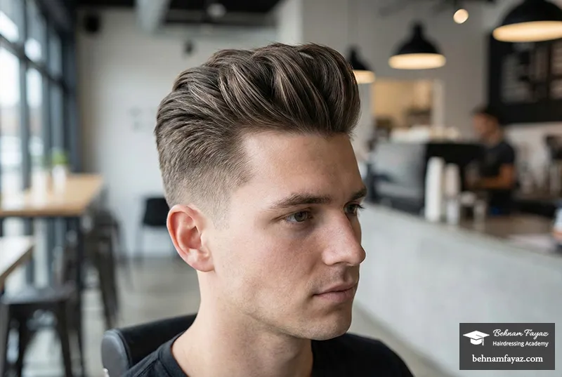 مدل کویف کوتاه (Short Quiff) - آکادمی بهنام فیاض