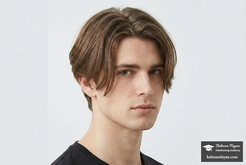مدل باب مردانه یا پرده‌ای (Man Bob / Curtains) - آکادمی بهنام فیاض