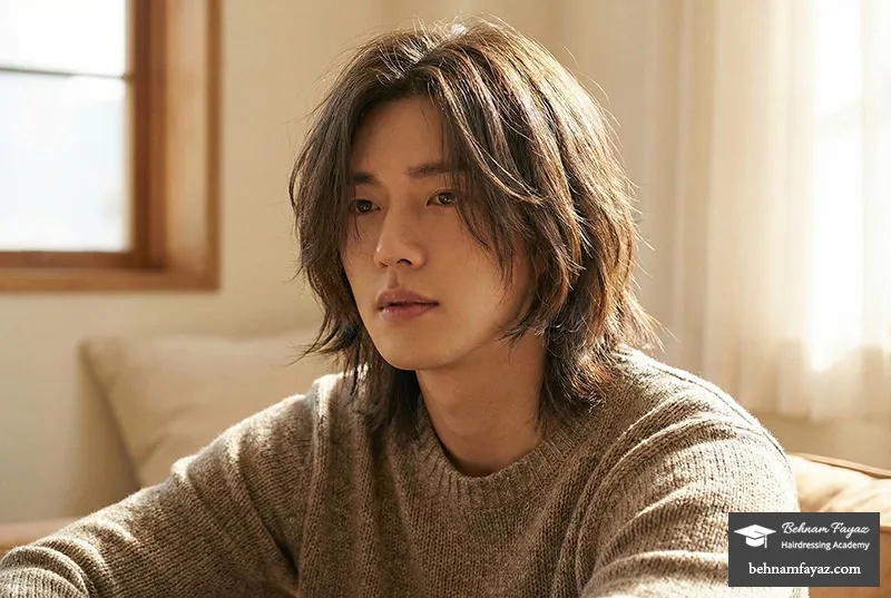 مدل موی بلند لایه‌لایه (Long Layered Cut) - آکادمی بهنام فیاض
